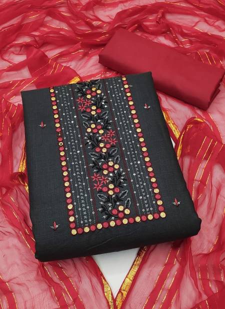 Black Colour RAHUL NX 515 New Latest Designer Cotton Dress Material Collection 515 C